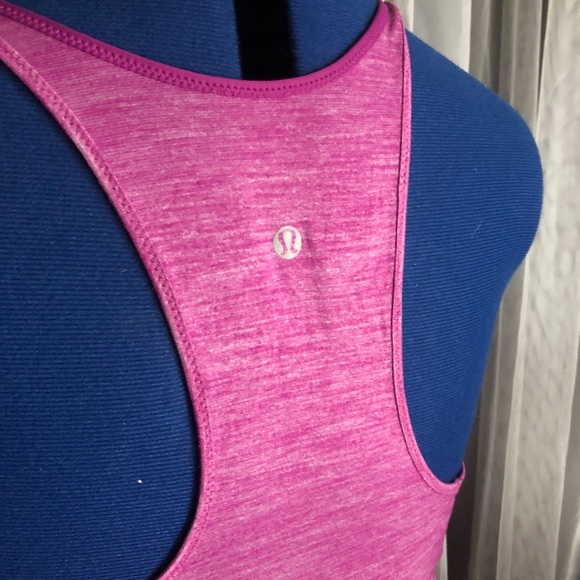 Fuchsia lululemon Singlet - Like New! - Picture 3 of 4